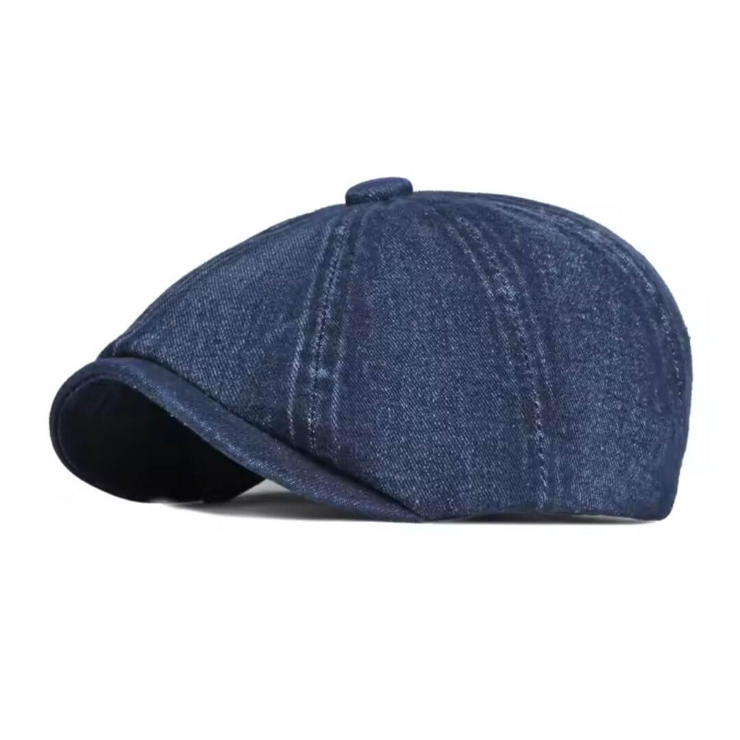 Denim Newsboy Cap | LUCERNE - Image 3