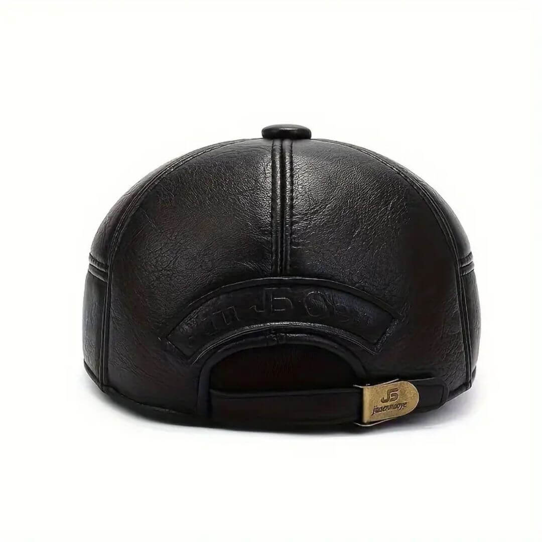 Leather Flat Cap | KALMAR - Image 4