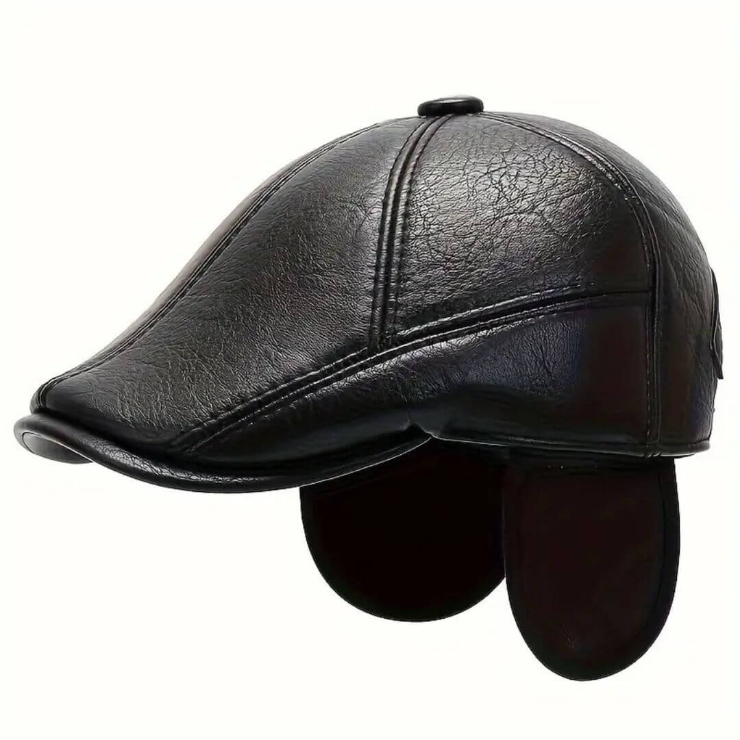 Leather Flat Cap | KALMAR - Image 6