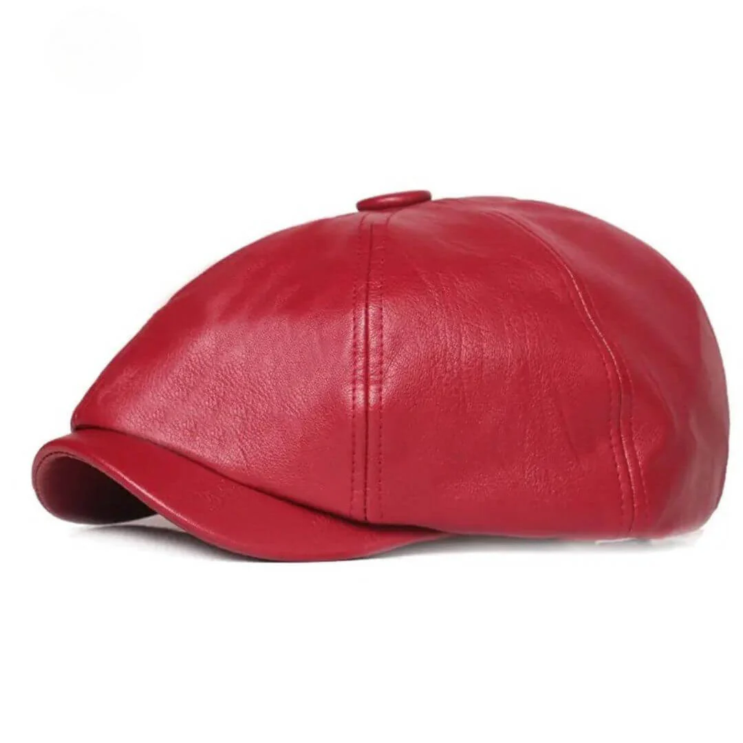 Leather Flat Cap | MONACO - Image 6
