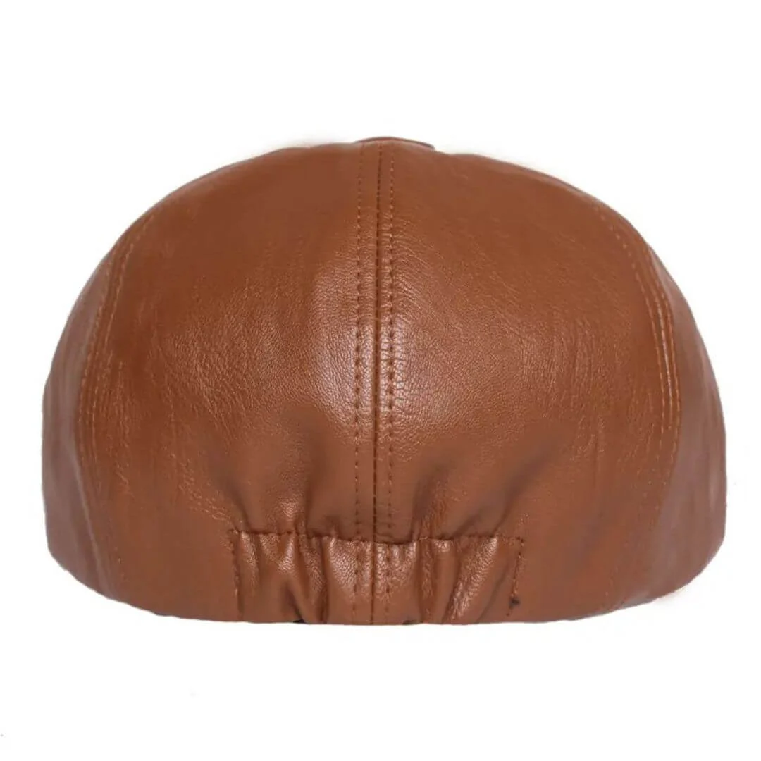 Leather Flat Cap | MONACO - Image 7