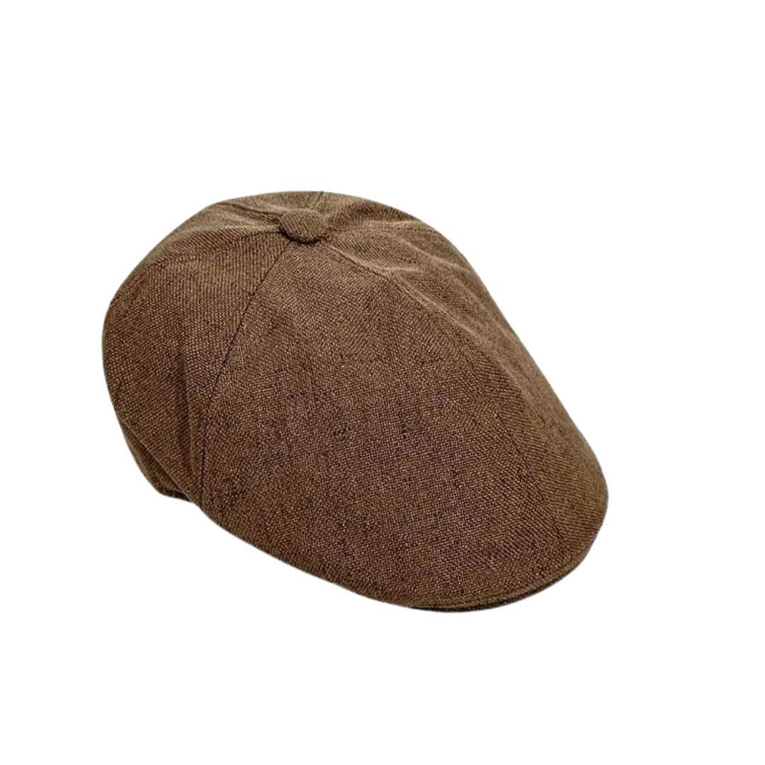 Linen Blend Flat Cap | MUNICH - Image 6