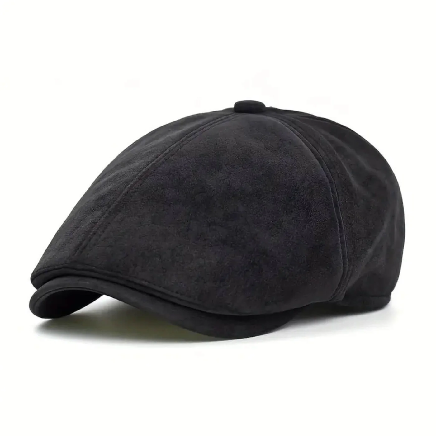 Suede Newsboy Cap | ATHENS - Image 4