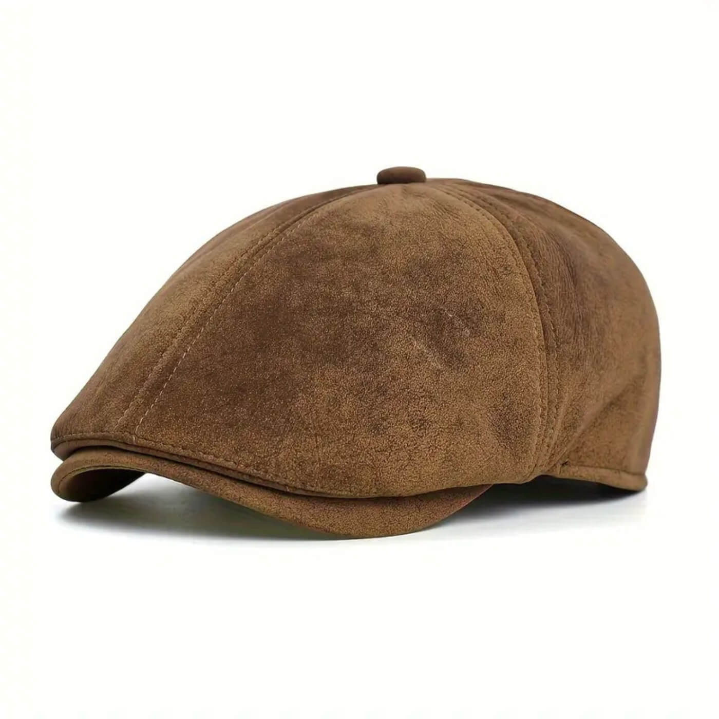 Suede Newsboy Cap | ATHENS - Image 5