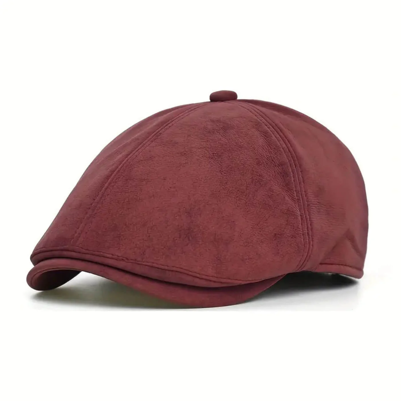 Suede Newsboy Cap | ATHENS - Image 6