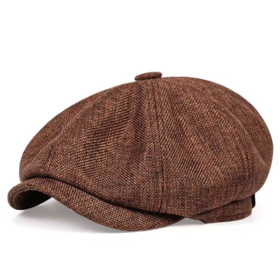 Woven Tweed Newsboy Cap | OSLO - Image 5
